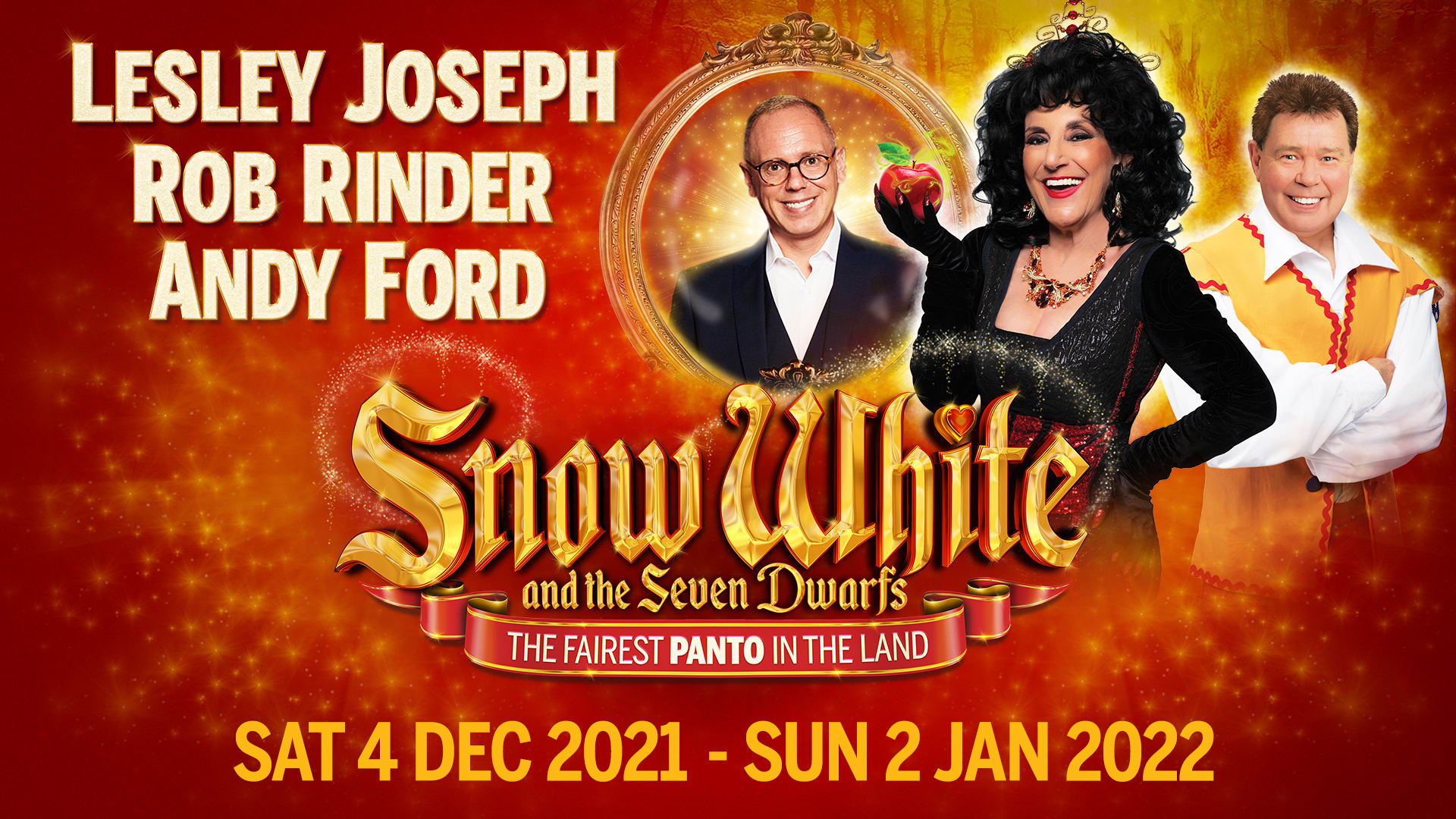 A Snow White Christmas 2022 Snow White Tickets Bristol Hippodrome Theatre in Bristol ATG Tickets